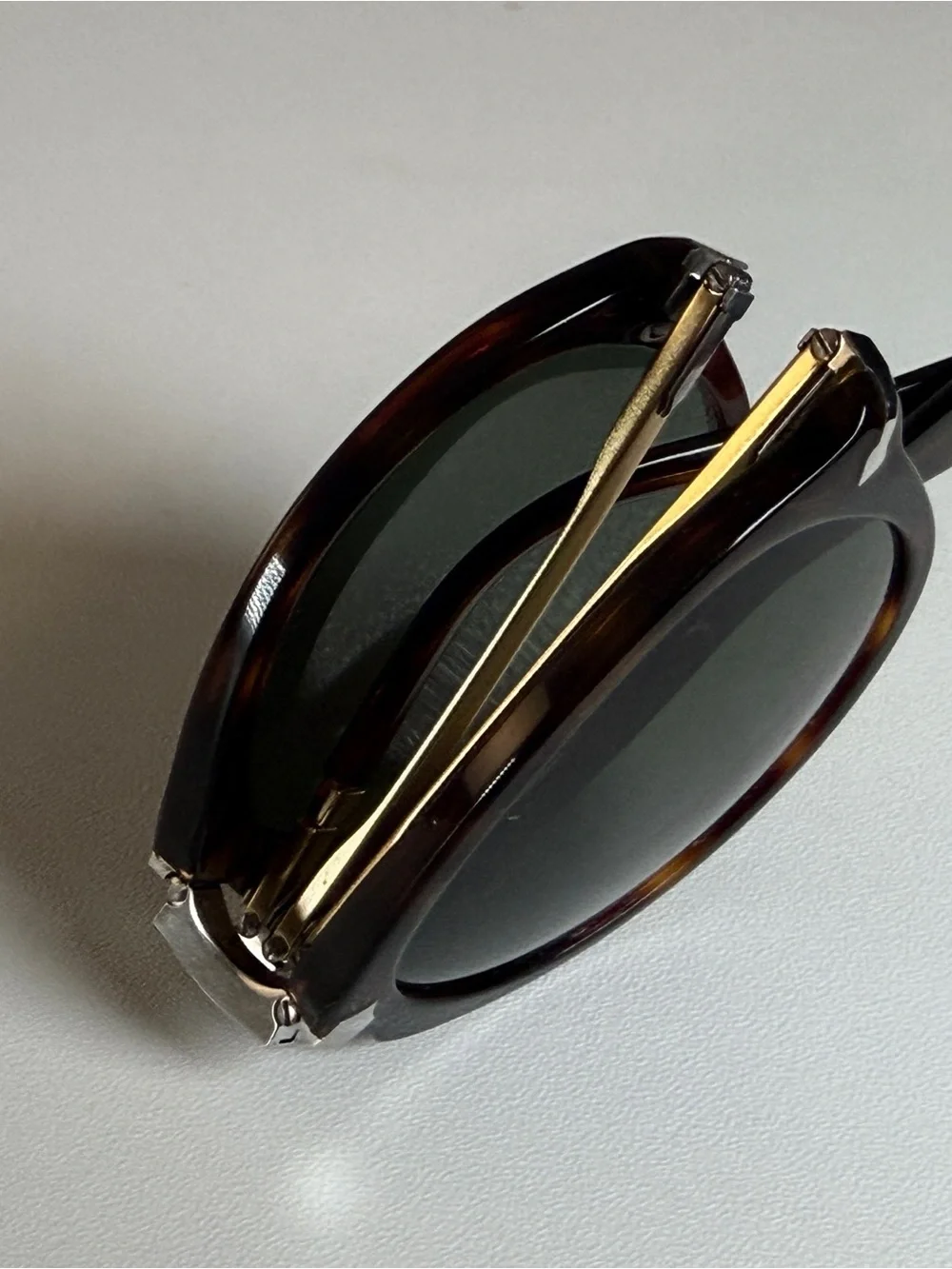 Persol Folding Sunglasses with Brown Case